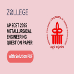 AP ECET 2025 Metallurgical Engineering Question Paper with Solution Pdf
